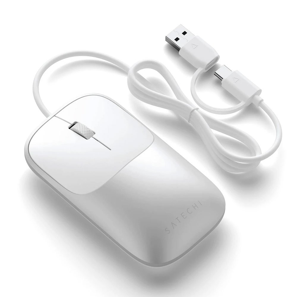 Satechi myš Slim LX Wired Mouse - Silver
