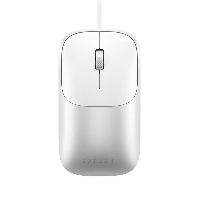 Satechi myš Slim LX Wired Mouse - Silver