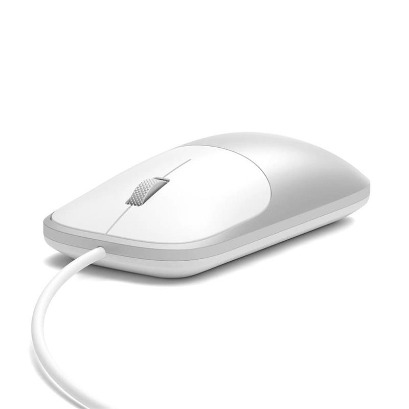 Satechi myš Slim LX Wired Mouse - Silver