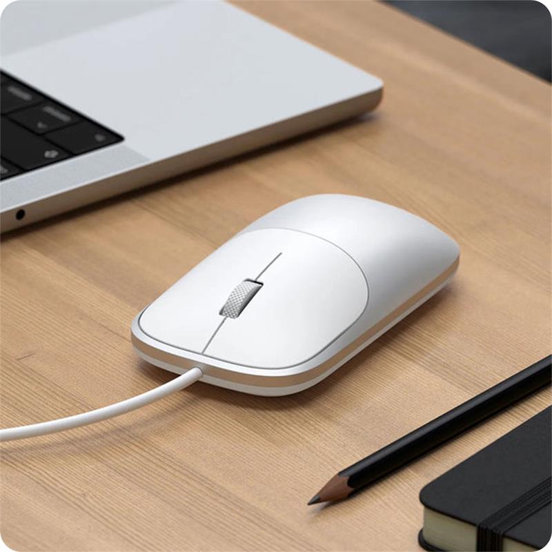 Satechi myš Slim LX Wired Mouse - Silver
