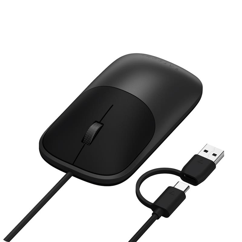 Satechi myš Slim LX Wired Mouse - Space Black