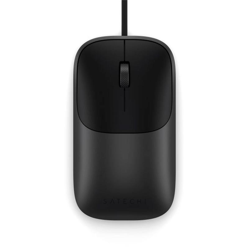 Satechi myš Slim LX Wired Mouse - Space Black