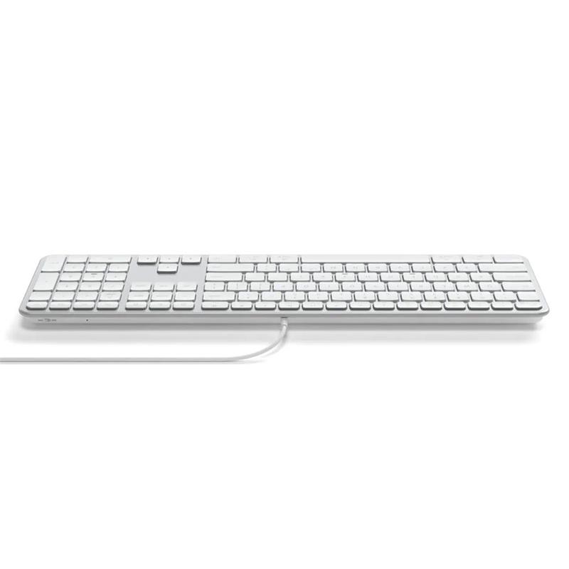 Satechi klávesnica Slim LX3 Wired Keyboard - Silver