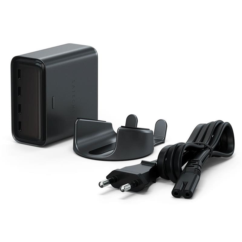 Satechi ChargeView 140W Desktop Charger - Space Black