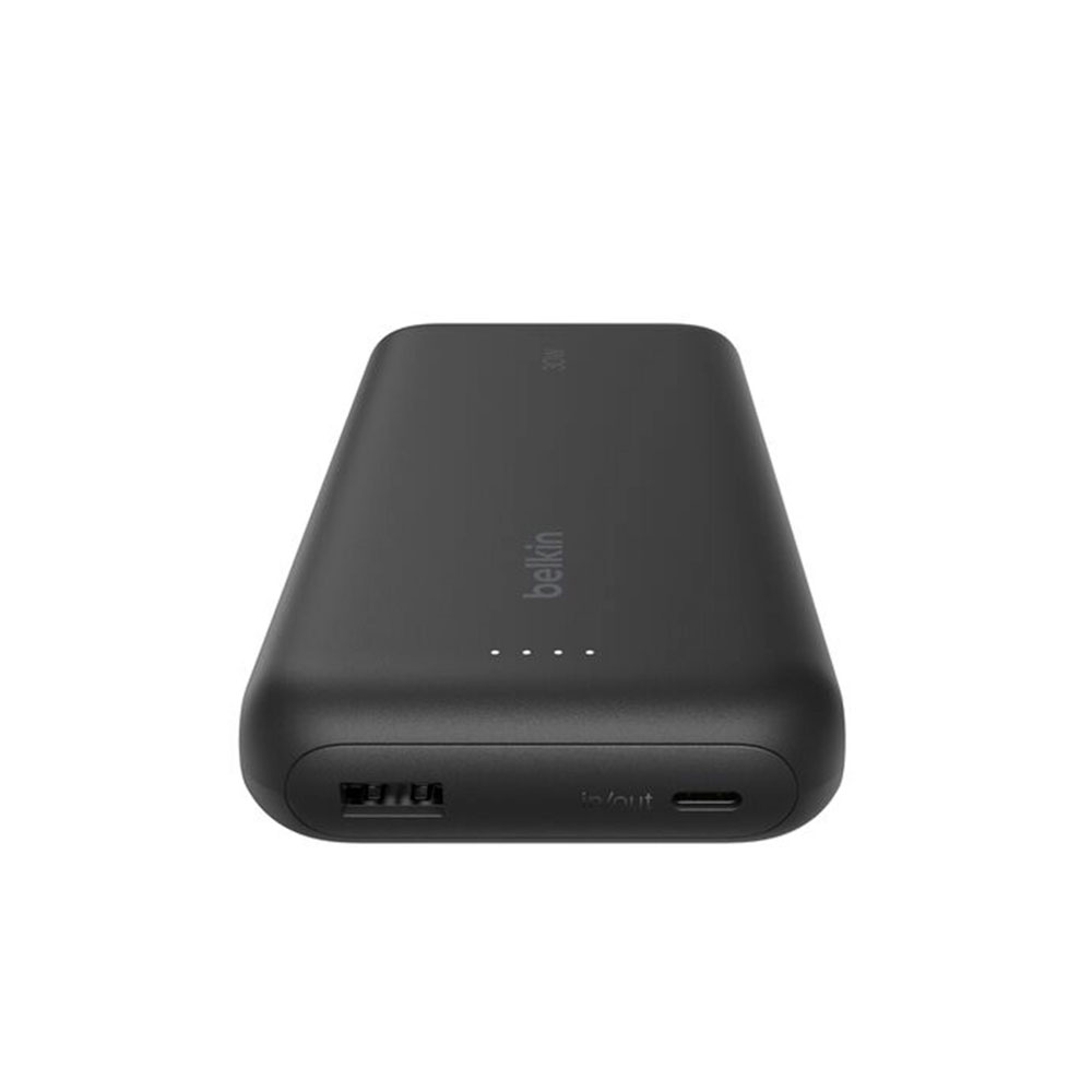 Belkin Boost Charge Powerbank 20K with Integrated Cable - Black