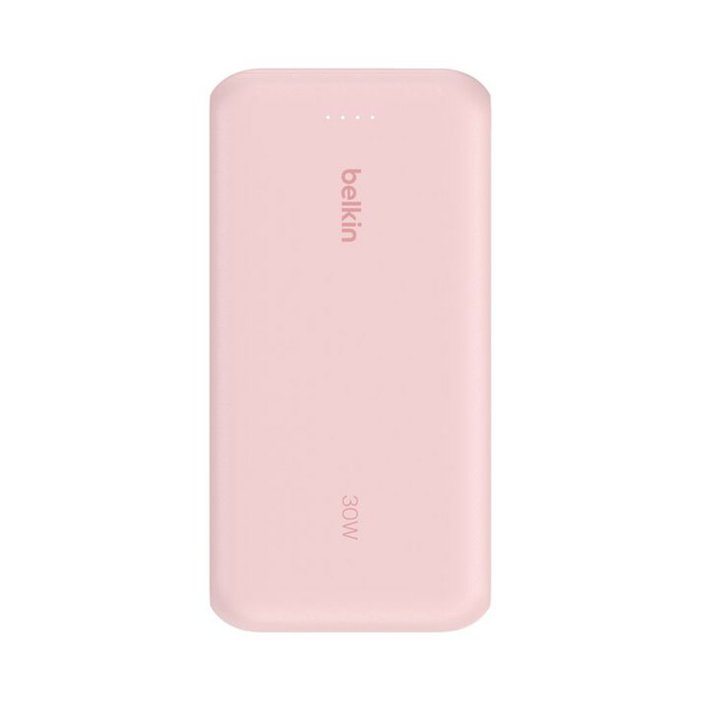 Belkin Boost Charge Powerbank 20K with Integrated Cable - Pink