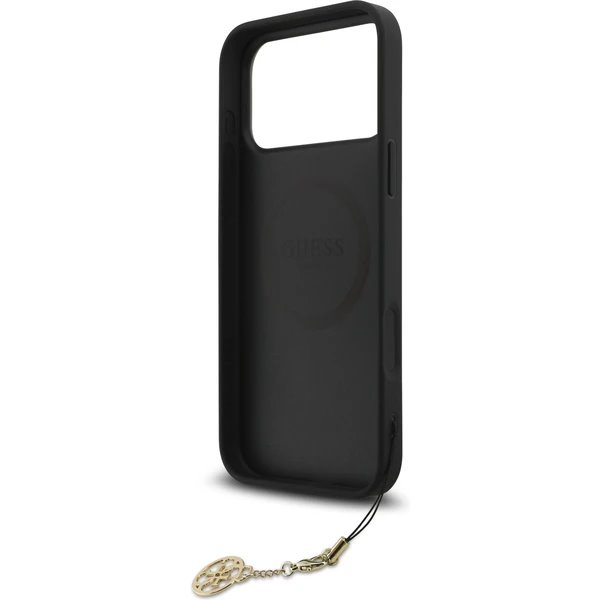 Guess 4G Charm MagSafe kryt iPhone 17 Pro Max šedý
