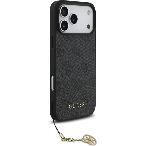 Guess 4G Charm MagSafe kryt iPhone 17 Pro šedý
