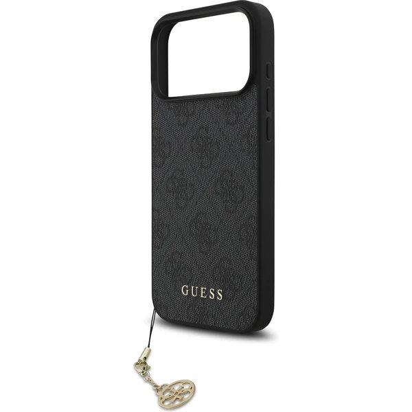 Guess 4G Charm MagSafe kryt iPhone 17 Pro šedý