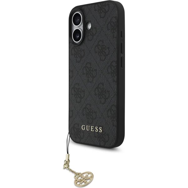Guess 4G Charm MagSafe kryt iPhone 17 šedý