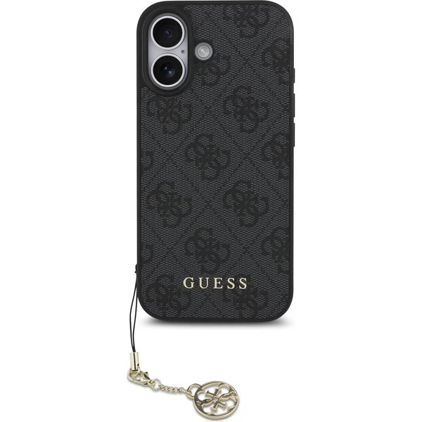 Guess 4G Charm MagSafe kryt iPhone 17 šedý