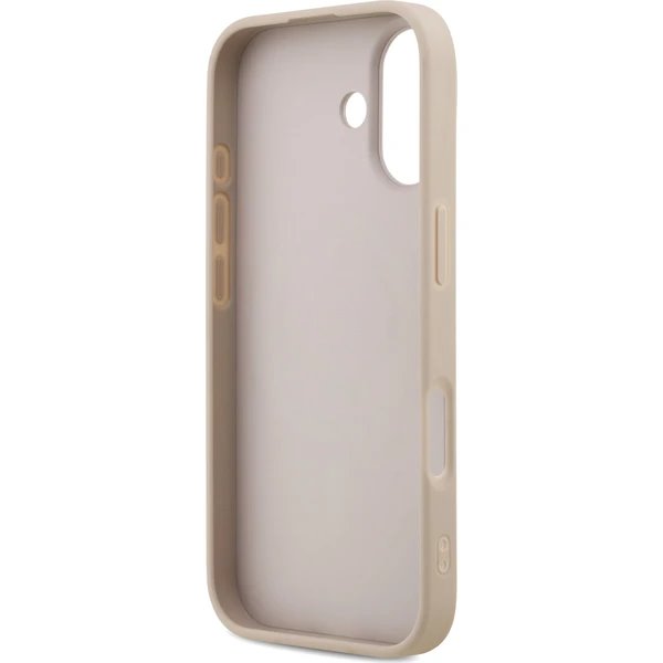 Guess PU Leather 4G Colored Ring MagSafe kryt iPhone 17 růžový