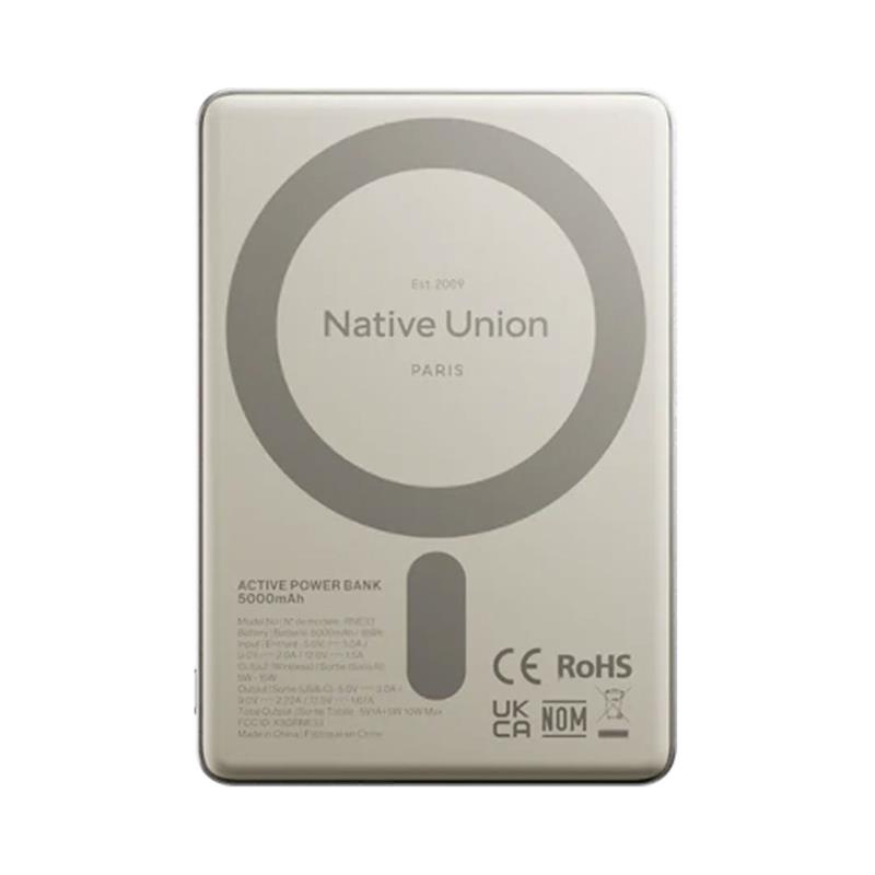 Native Union Active Magnetic Powerbank 5000 mAh – Sandstone