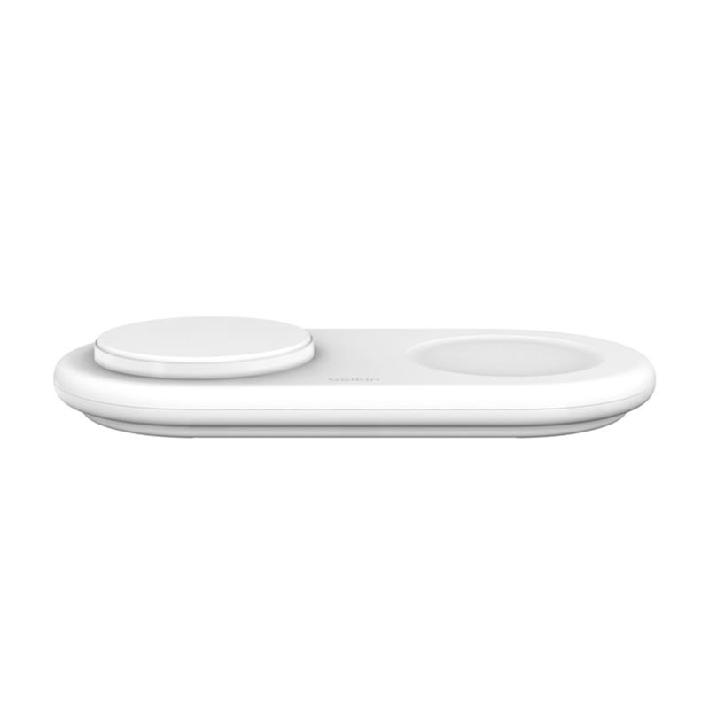 Belkin Boost Charge Pro 2-in-1 Magnetic Wireless Charging Pad with Qi2 15W - White *Rozbalený*