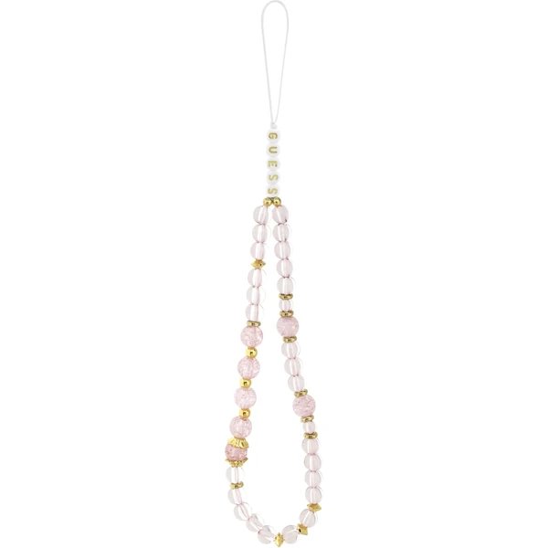 Guess IML Flowers Strap MagSafe kryt iPhone 17 ružový