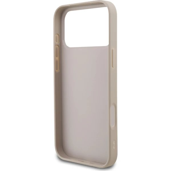 Guess PU 4G Stripe kryt iPhone 17 Pro ružový