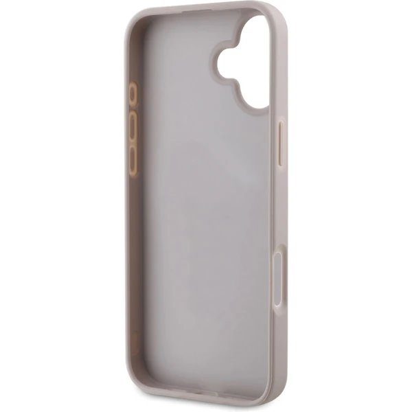 Guess PU 4G Stripe kryt iPhone 16 ružový