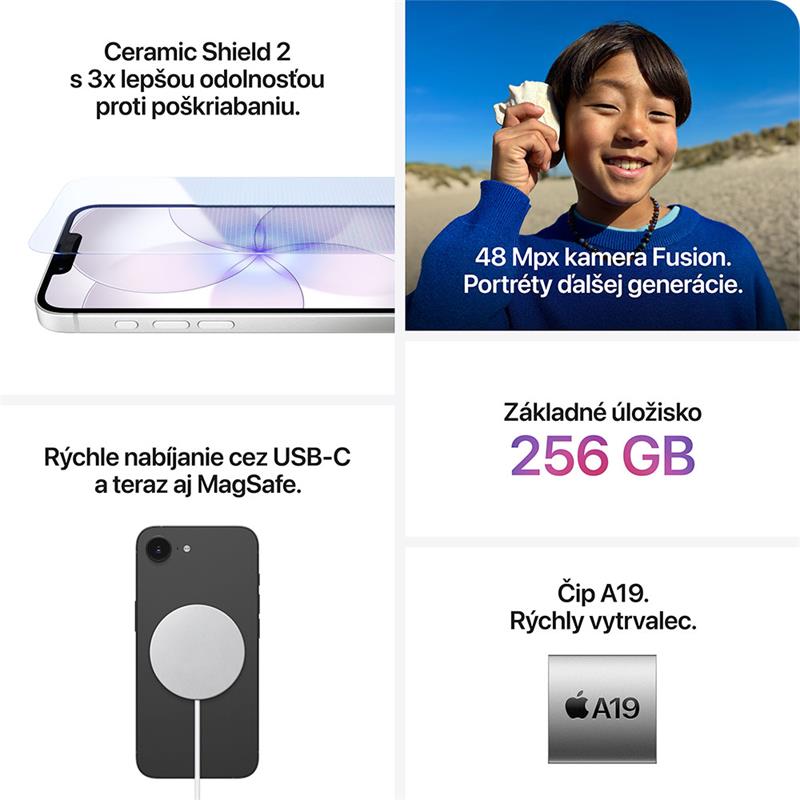 iPhone 17e 256 GB biely *Rozbalený*