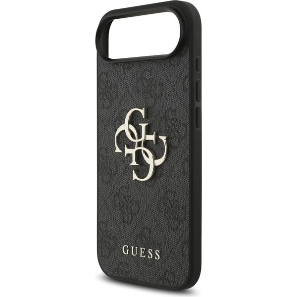 Guess PU 4G Metal Logo Strap kryt iPhone Air čierny