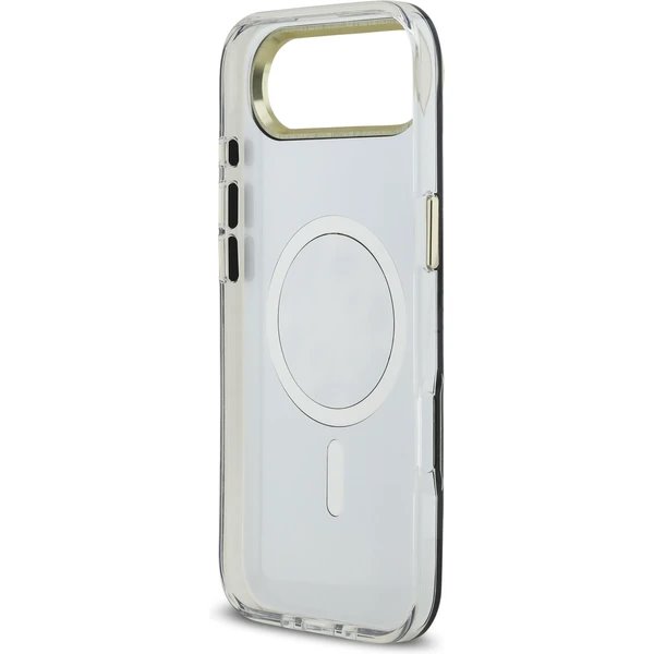 Guess PC/TPU Mirror 4G Glitter Logo MagSafe kryt iPhone Air zlatý