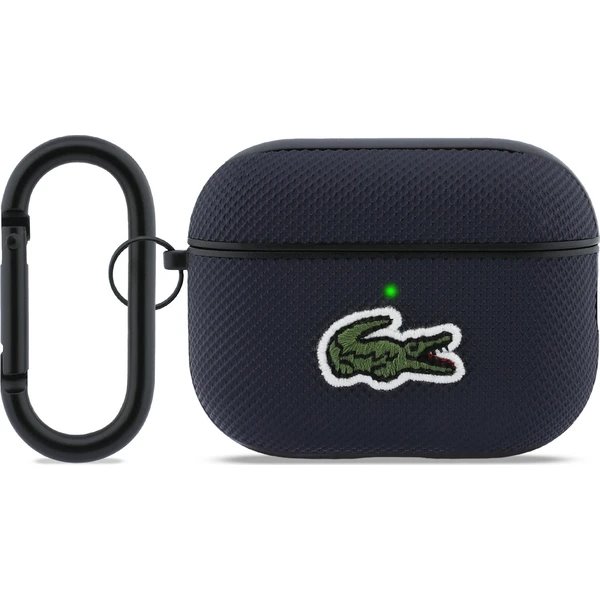 Lacoste Petit Pique Croc Logo Patch Púzdro pre AirPods 3 Pro modré