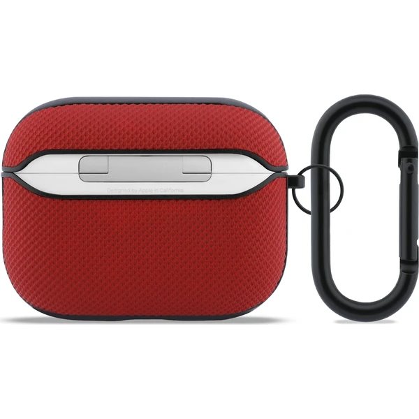 Lacoste Petit Pique Croc Logo Patch Púzdro pre AirPods 3 Pro červené