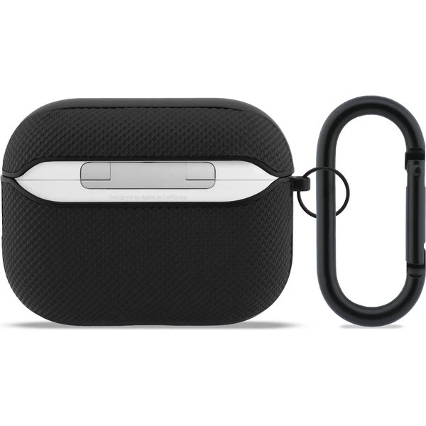 Lacoste Petit Pique Croc Logo Patch Púzdro pre AirPods 3 Pro čierne