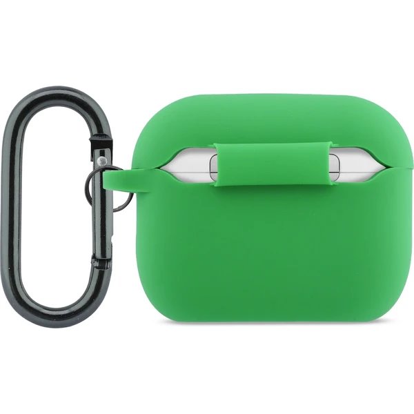 Lacoste Liquid Silicone Croc Logo Púzdro pre AirPods 3 Pro zelené