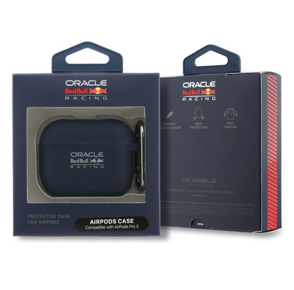 Red Bull Silikonové Silikonové Púzdro pre AirPods 3 Pro modré