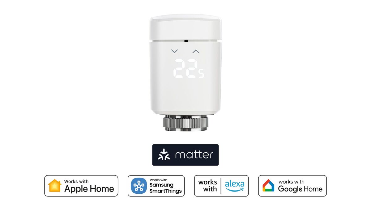 Eve Thermo Smart Radiator Valve - Thread compatible