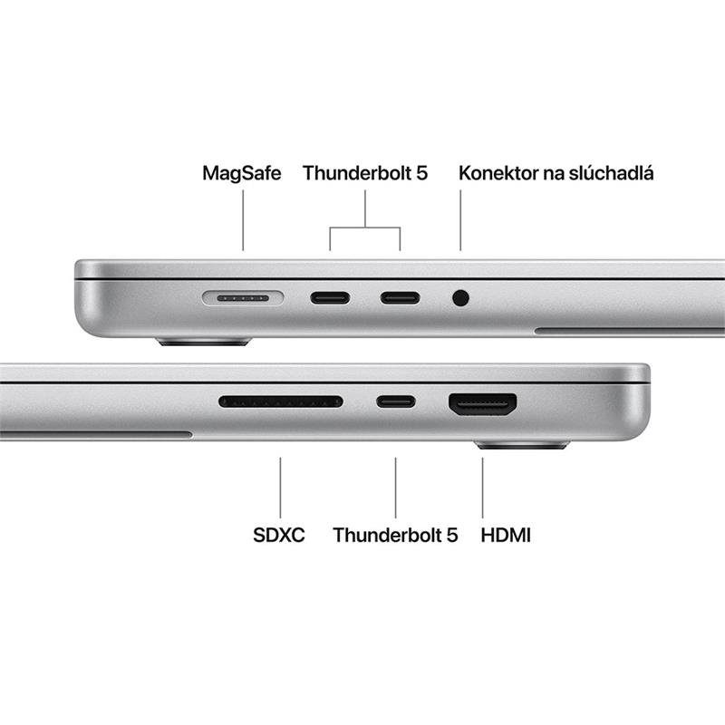 CTO MacBook Pro 16" Apple M5 Max 18C CPU 40C GPU 128GB 4TB Strieborný SK