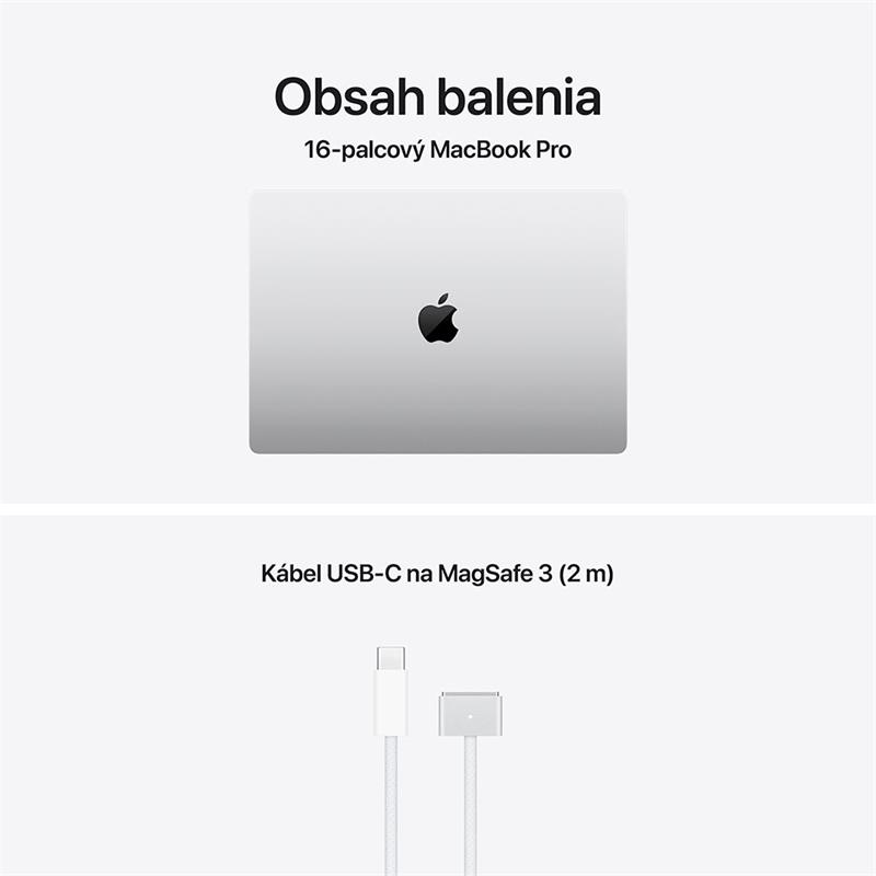 CTO MacBook Pro 16" Apple M5 Pro 18C CPU 20C GPU 64GB 2TB Strieborný SK