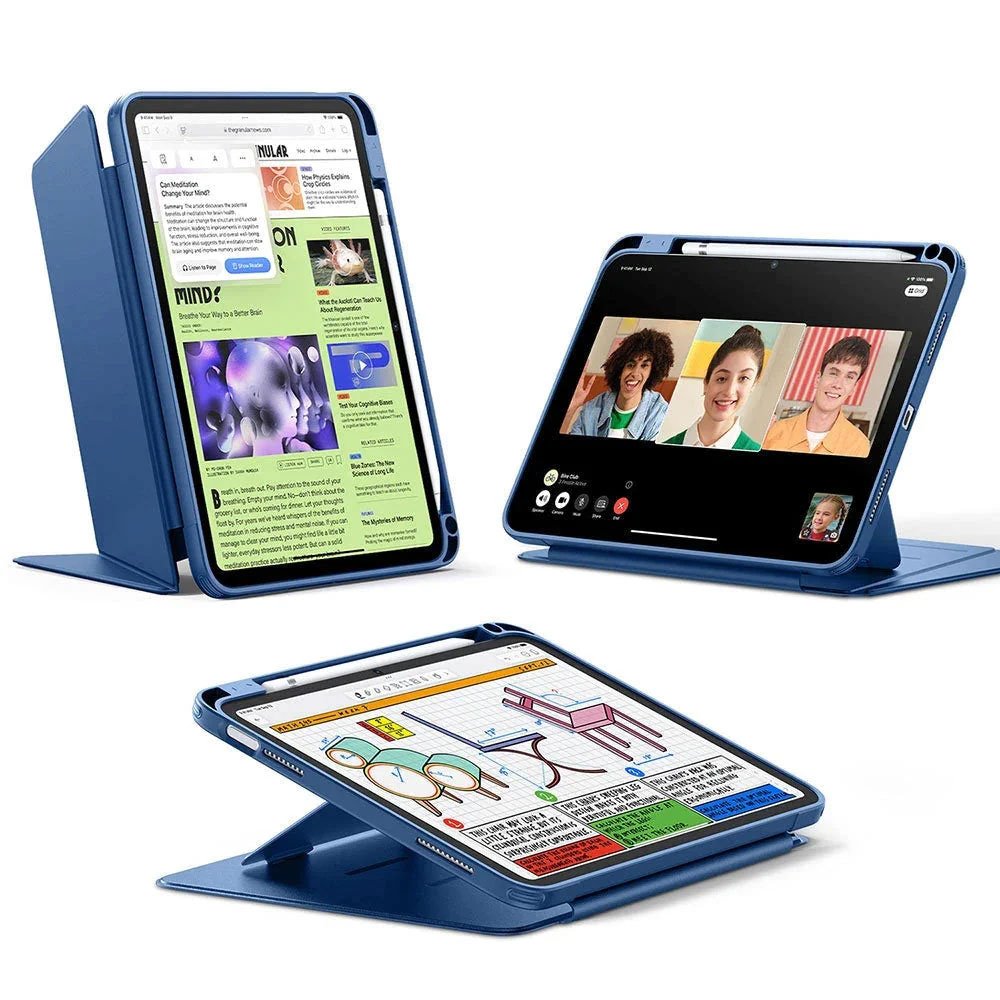 ESR puzdro Flip Magnetic Case pre iPad Air M1/M2/M3 - Navy Blue