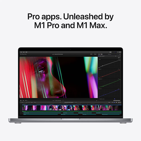 CTO MacBook Pro 16" Apple M1 Pro 10-core CPU 16-core GPU 32 GB / 1TB kozmická sivá SK *Použitý s DPH - Trieda B*