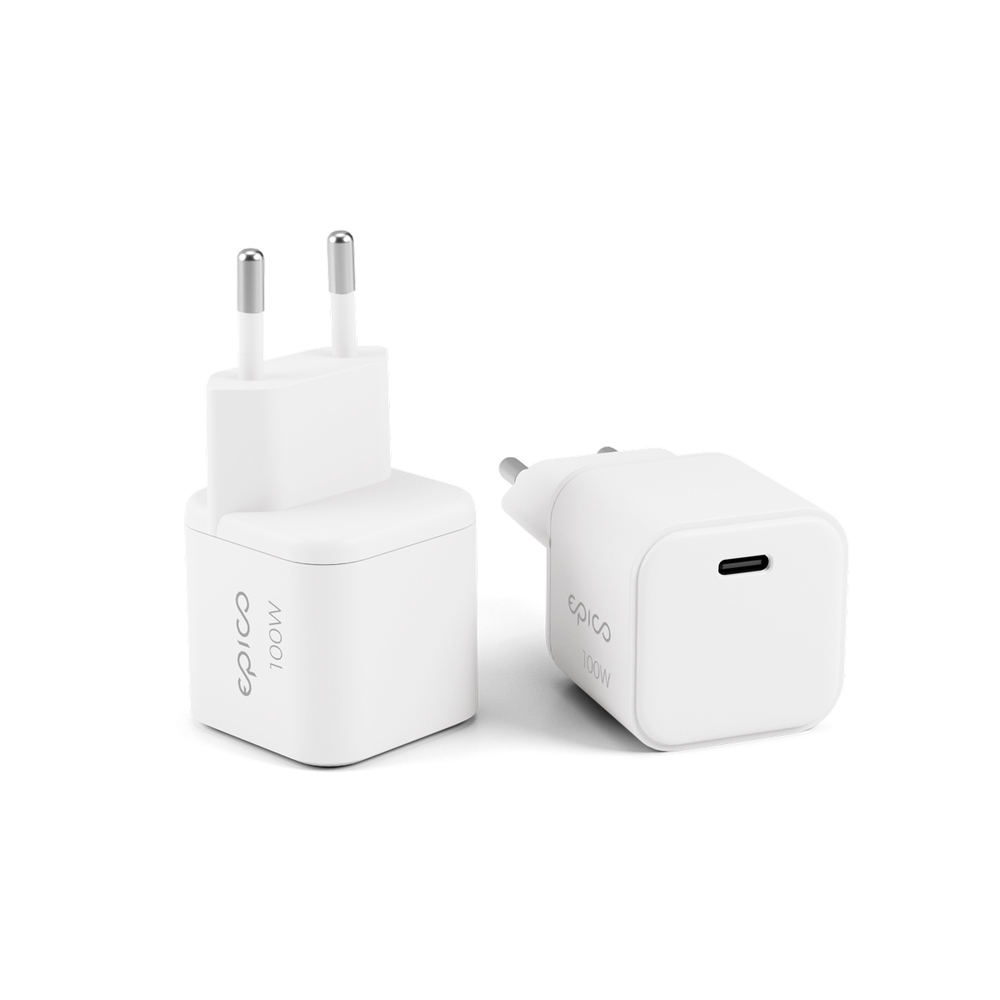 Epico UltraBoost Micro AVS GaN 100W dynamický síťový adaptér EA100b-bílá