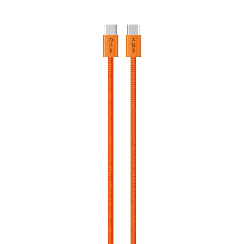 Devia sieťová nabíjačka Ultra6 PD Dynamic Charger 40W (Max 60W) + Cable - Orange