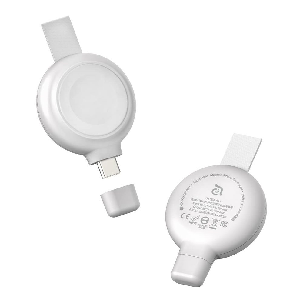 Adam Elements Omnia A1+ Apple Watch Magnetic Wireless Fast Charger - White *Rozbalený*