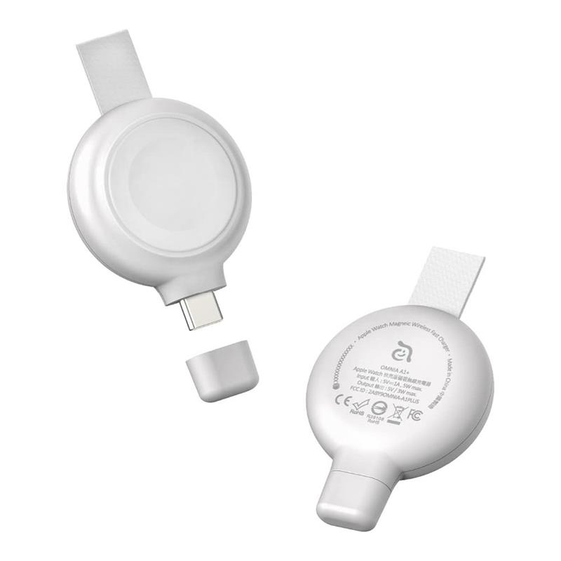 Adam Elements Omnia A1+ Apple Watch Magnetic Wireless Fast Charger - White *Rozbalený*