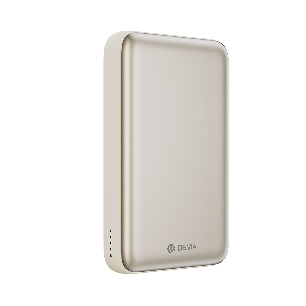 Devia powerbank Ultra12 Magnetic Wireless 10.000 mAh PD 22.5W - Gold