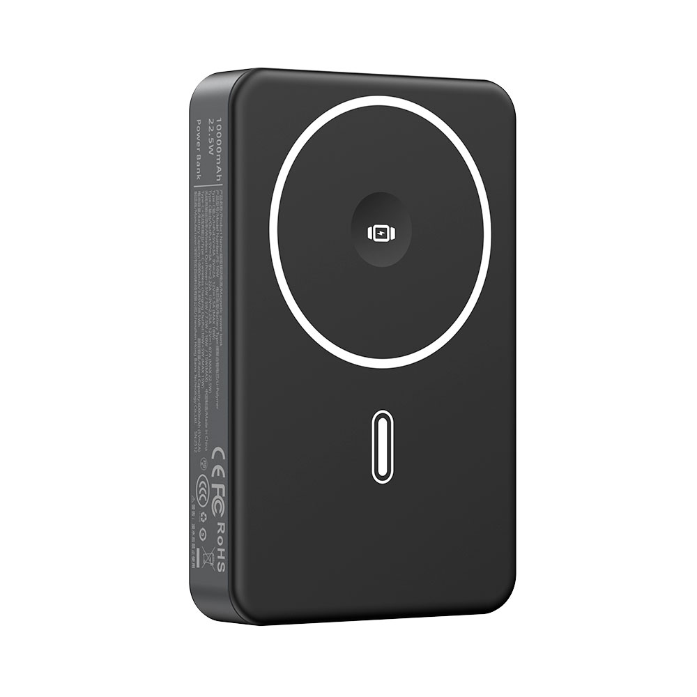 Devia powerbank Ultra14 Solid State Magnetic 10.000 mAh PD 22.5W - Black