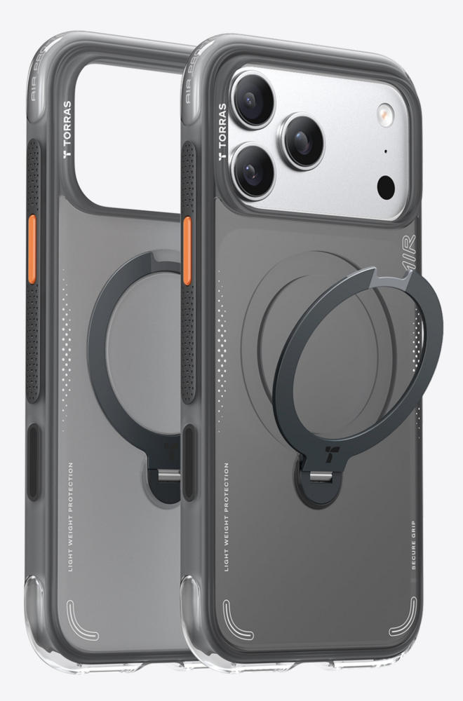 Torras kryt Ostand Spin Air pro iPhone 17 Pro, shadow black