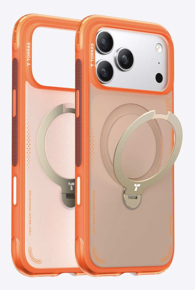 Torras kryt Ostand Spin Air pro iPhone 17 Pro Max, horizon orange