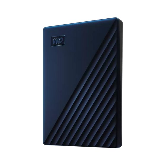 WD My Passport for Mac 2TB 2.5" USB Blue (USB-C adapter)