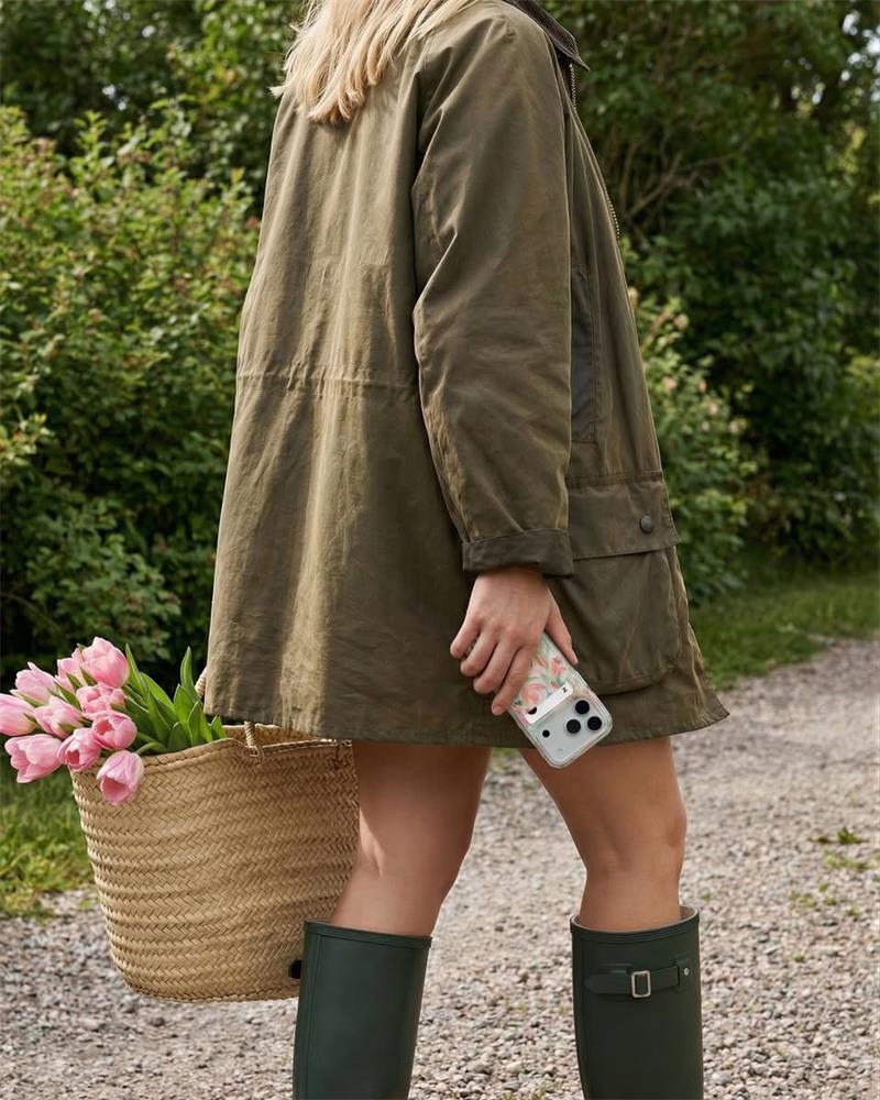 iDeal Fashion Clear Case MagSafe iPhone 17 Pro Tulip Bloom