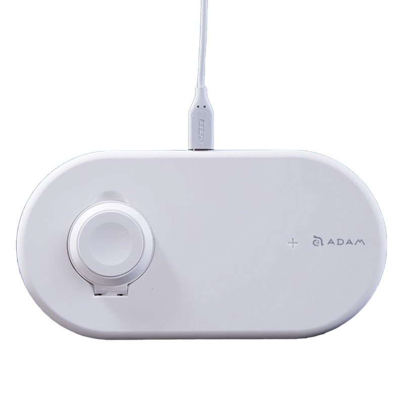 Adam Elements Omnia Q2 2-in-1 Fast Charging Stand - White *Rozbalený*