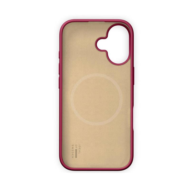 iDeal Silicone Case MagSafe iPhone 16 Cranberry *Rozbalený*