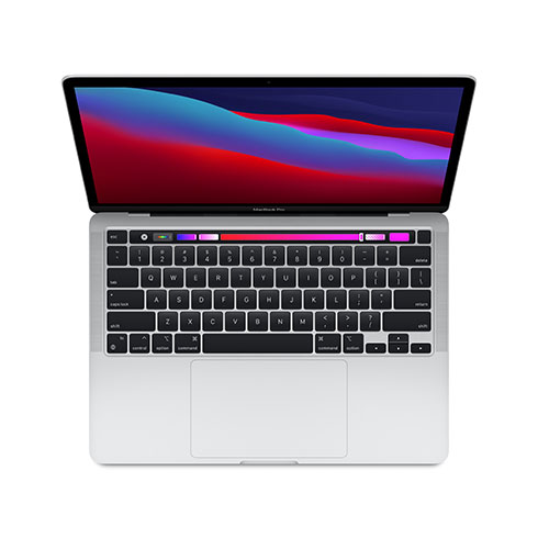 CTO MacBook Pro 13" M1 8C CPU 8C GPU 16/256 GB strieborný SK *Použitý s DPH – Trieda B*