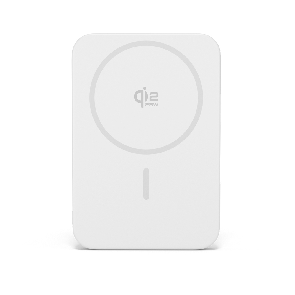 Epico UltraPack Qi2 25W Slim 10000mAh hliníková Mag+ bezdrátová powerbanka EM75-stříbrná