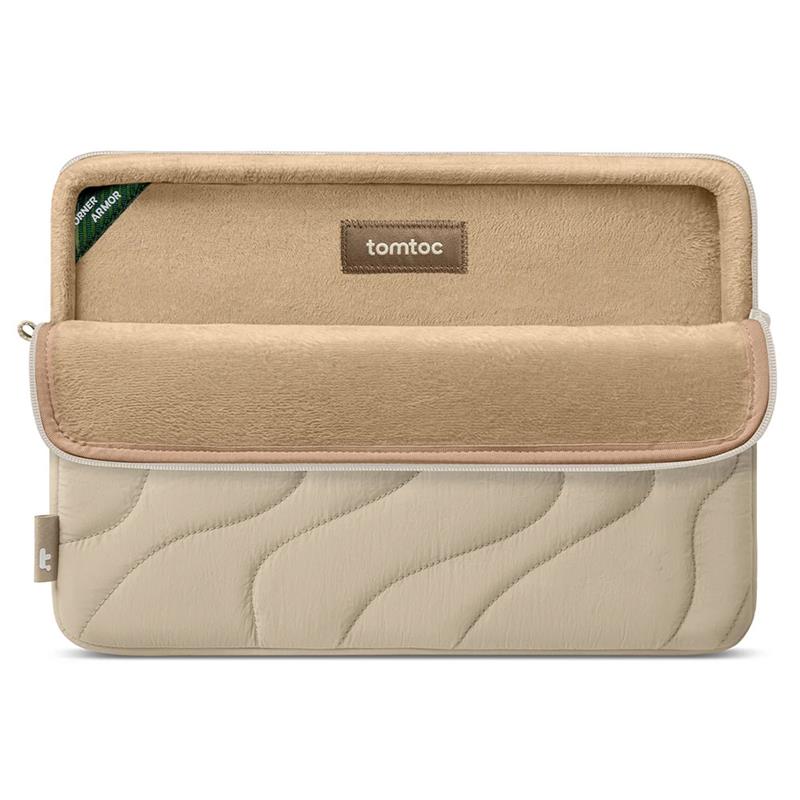 Tomtoc puzdro Terra A27 Sleeve pre Macbook Air 15" M2/M3/M4 - Natural Sand