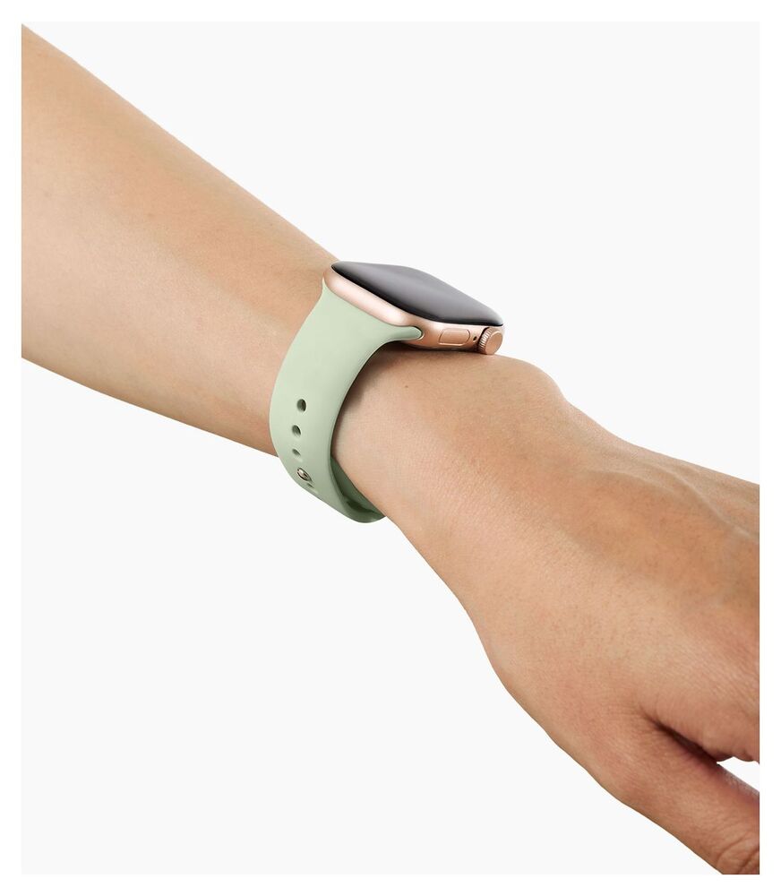 iDeal Silicone Watch Band 38/40/41/42 S-M Sage Green